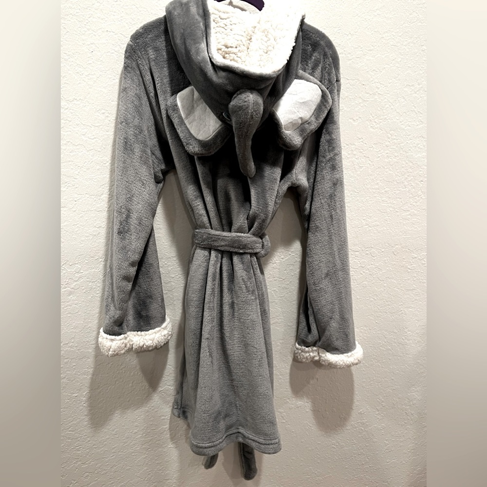 Just Love Critter Robe Sherpa Trim Velour Robes for Women - Picture 7 of 9